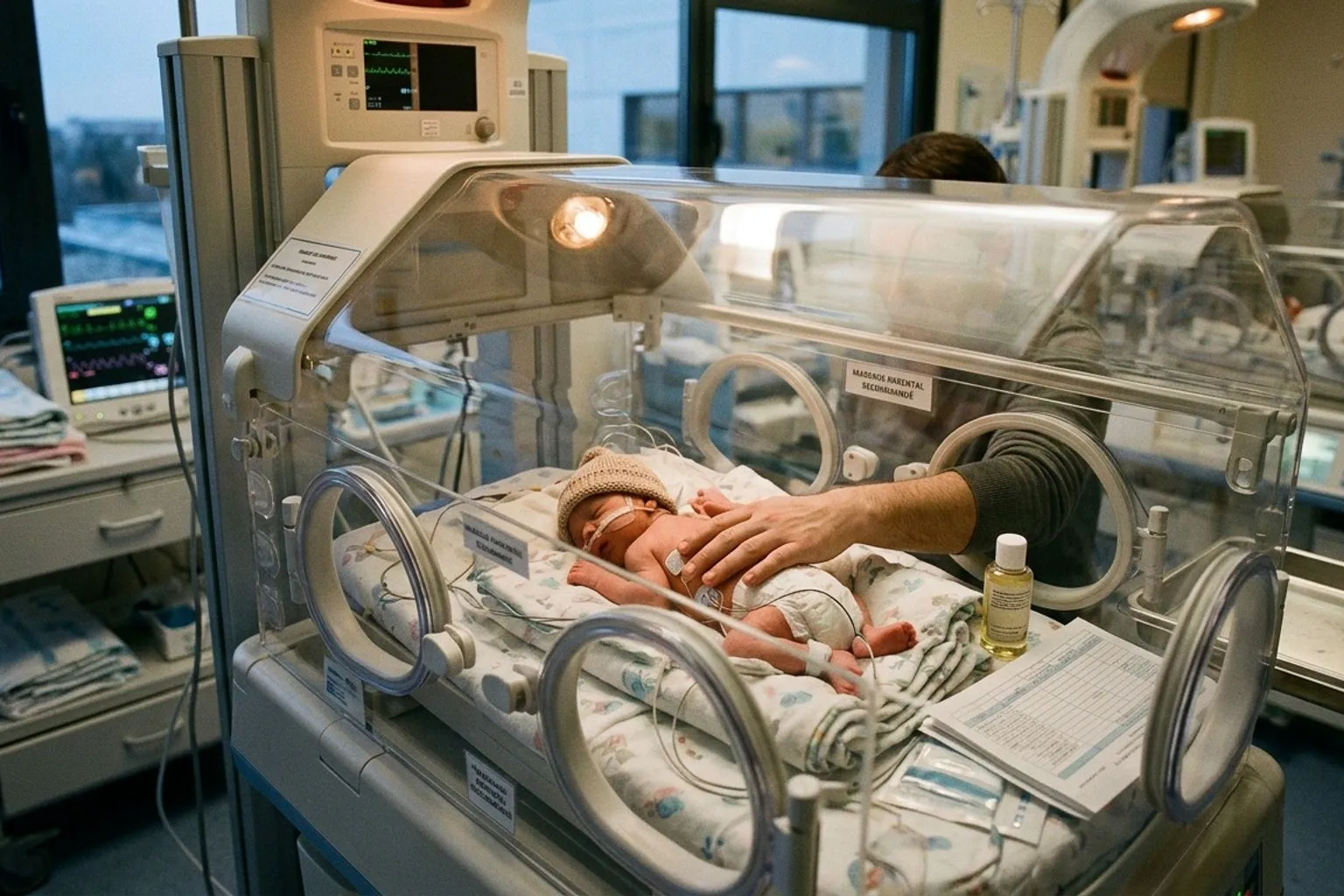 Massage des prématurés : comment le toucher parental accélère la guérison