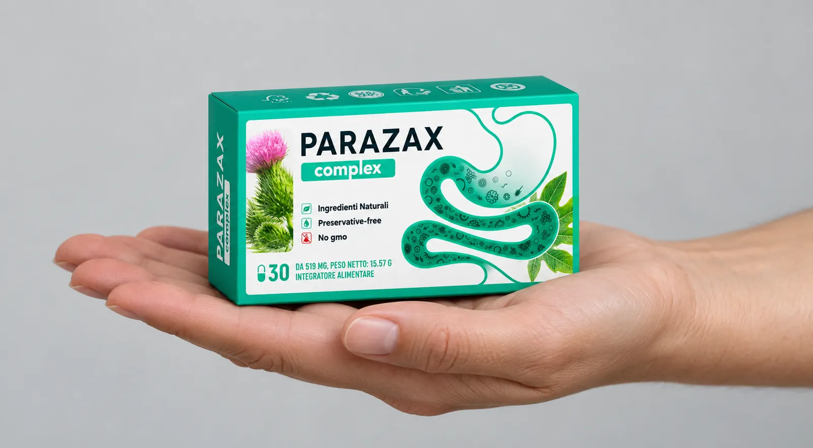 Parazax Complex — le produit en main