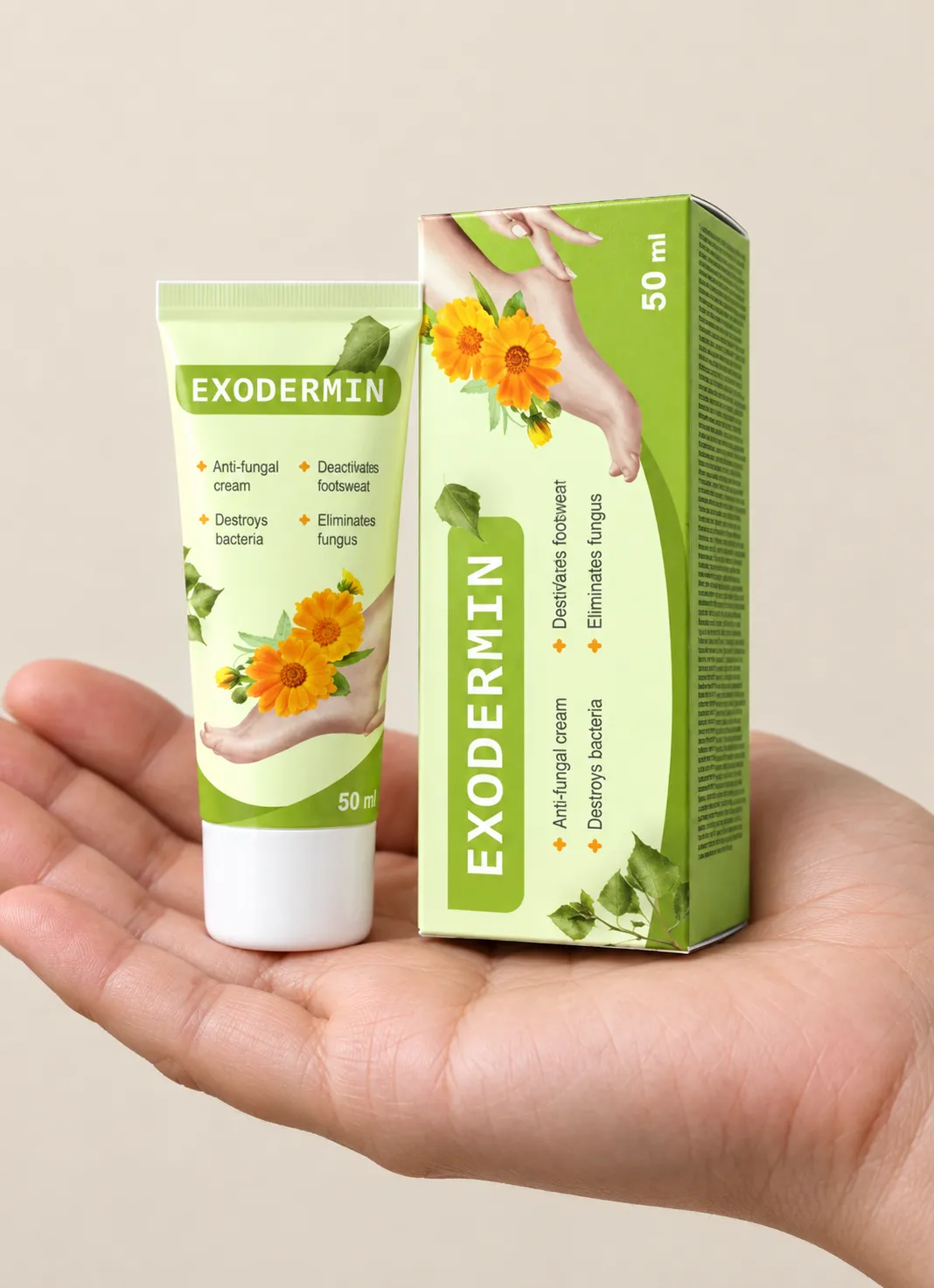 Exodermin — le produit en main