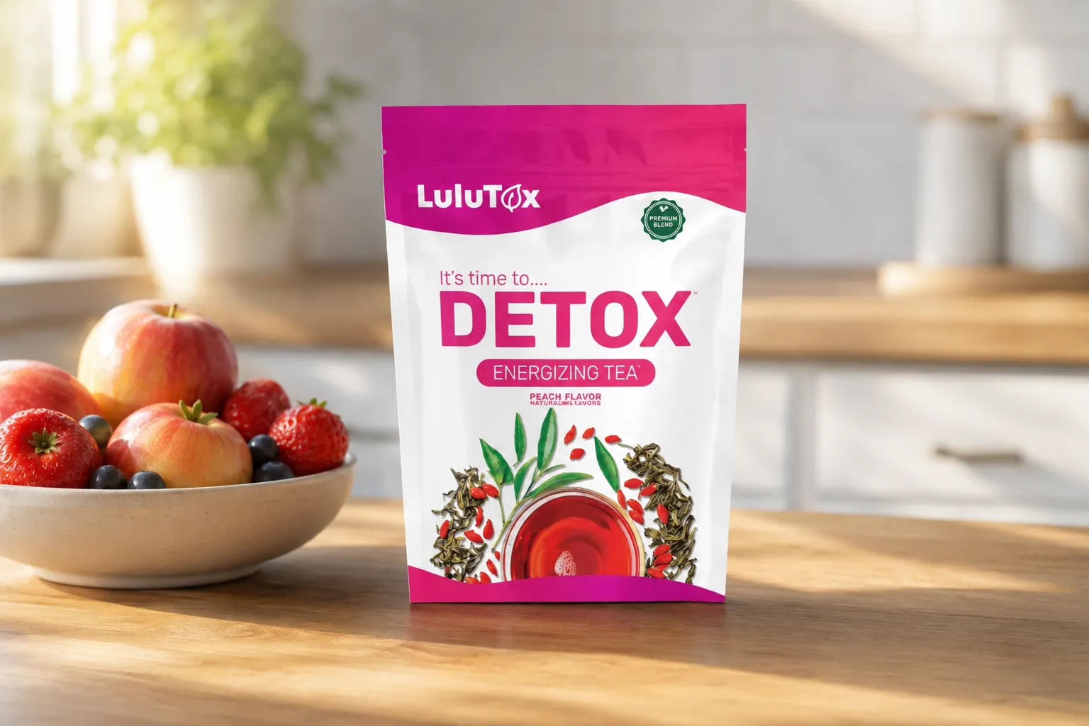 Lulutox Detox Tea HCTC — le produit au quotidien