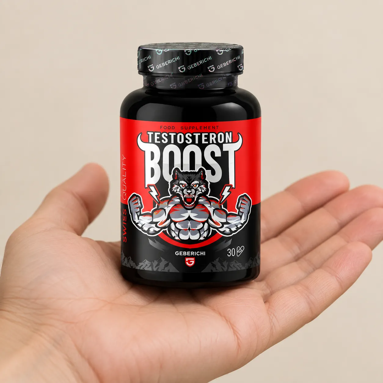 Testosteron Boost — le produit en main