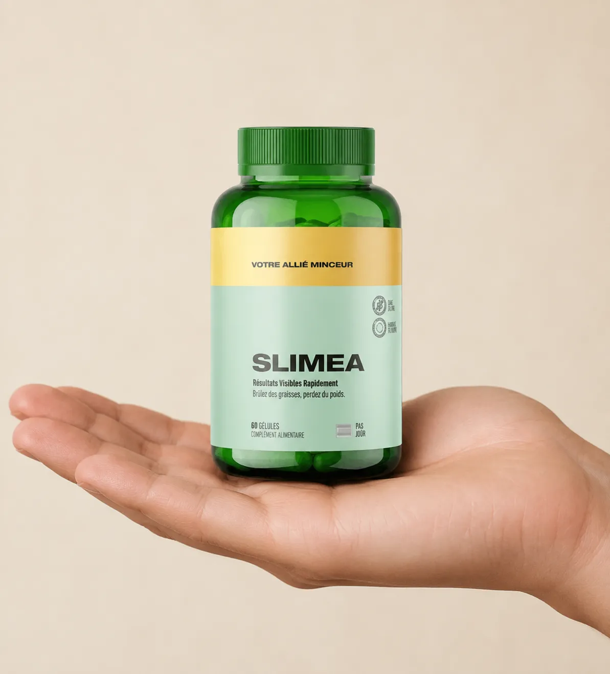 Slimea — le produit en main