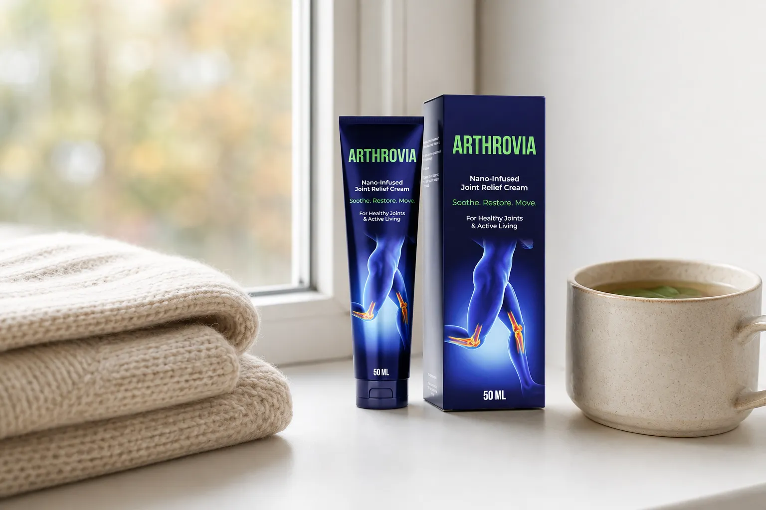 Arthrovia — le produit au quotidien