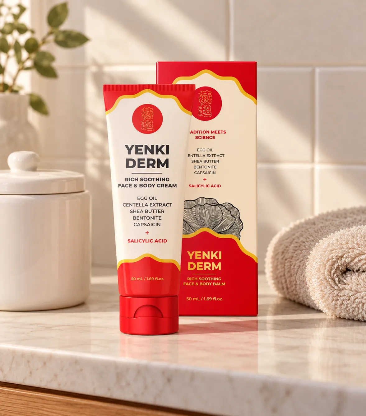 Yenki Derm — le produit au quotidien