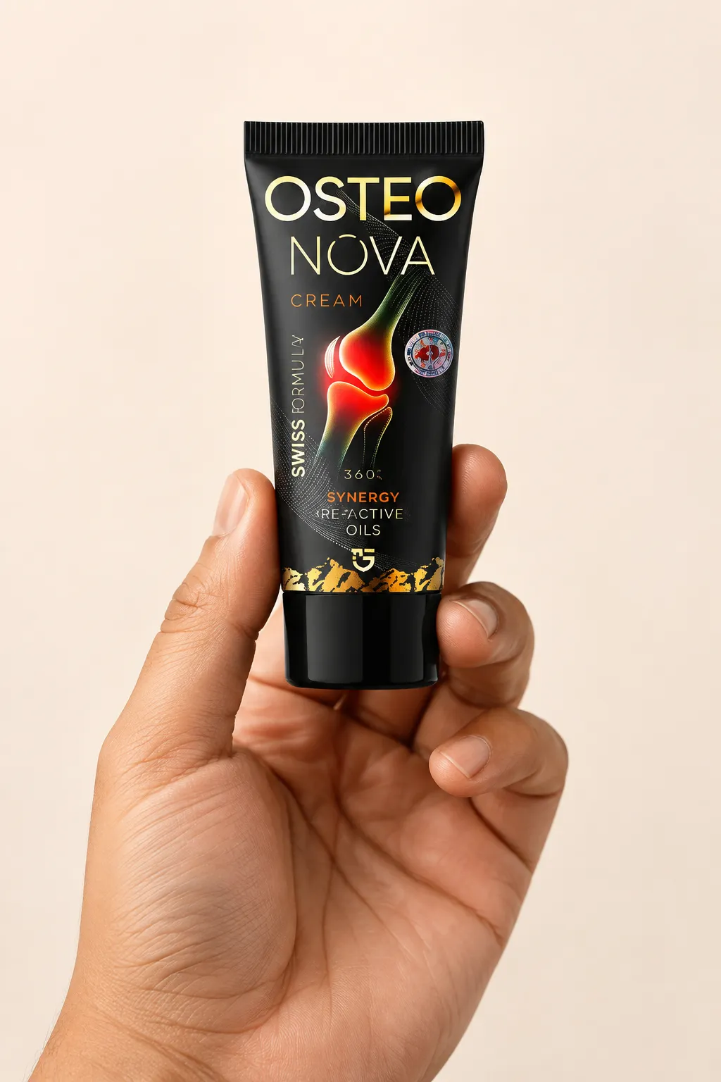 OsteoNova cream — le produit en main