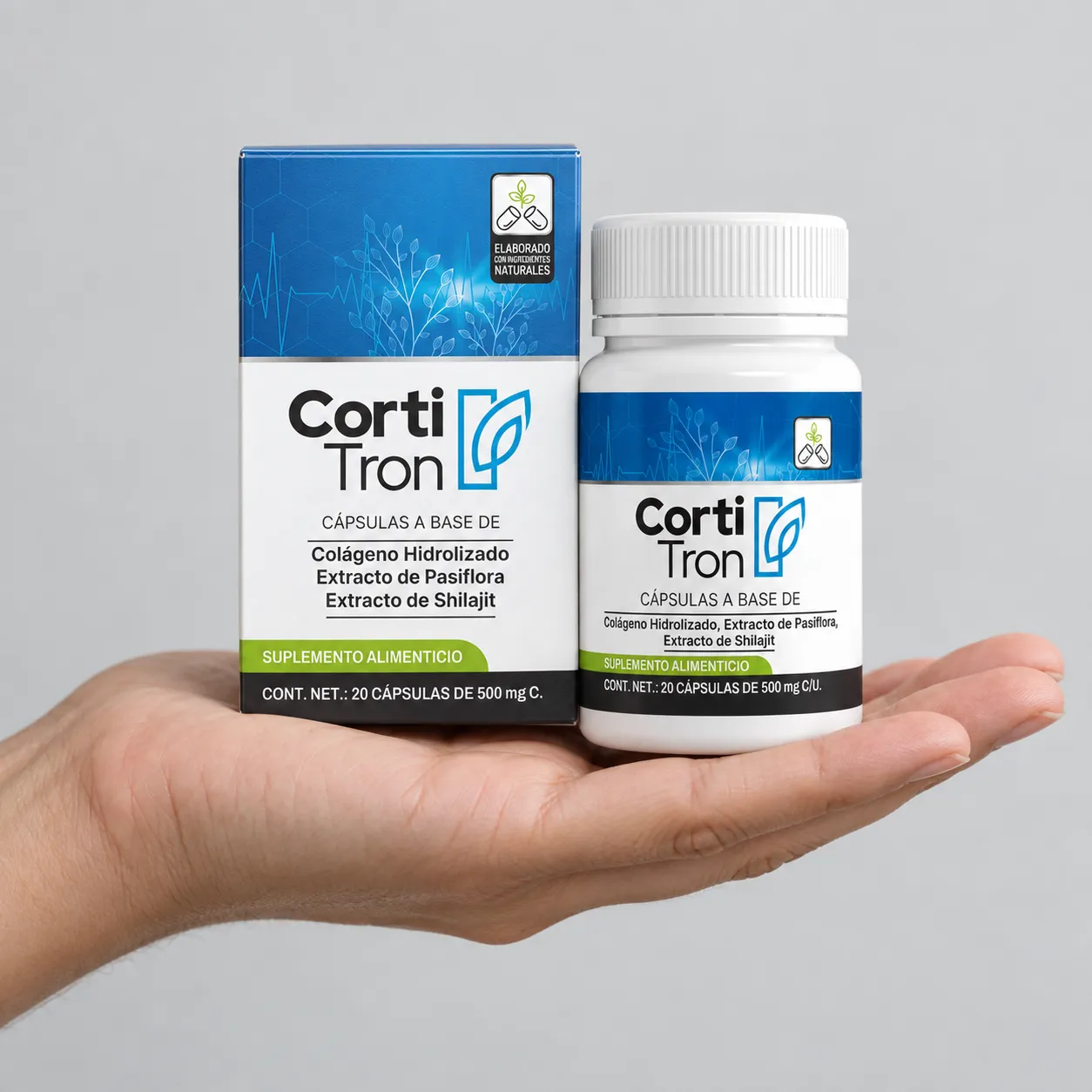 Cortitron — le produit en main