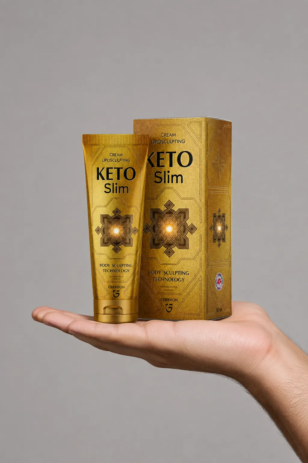 KetoSlim cream — le produit en main