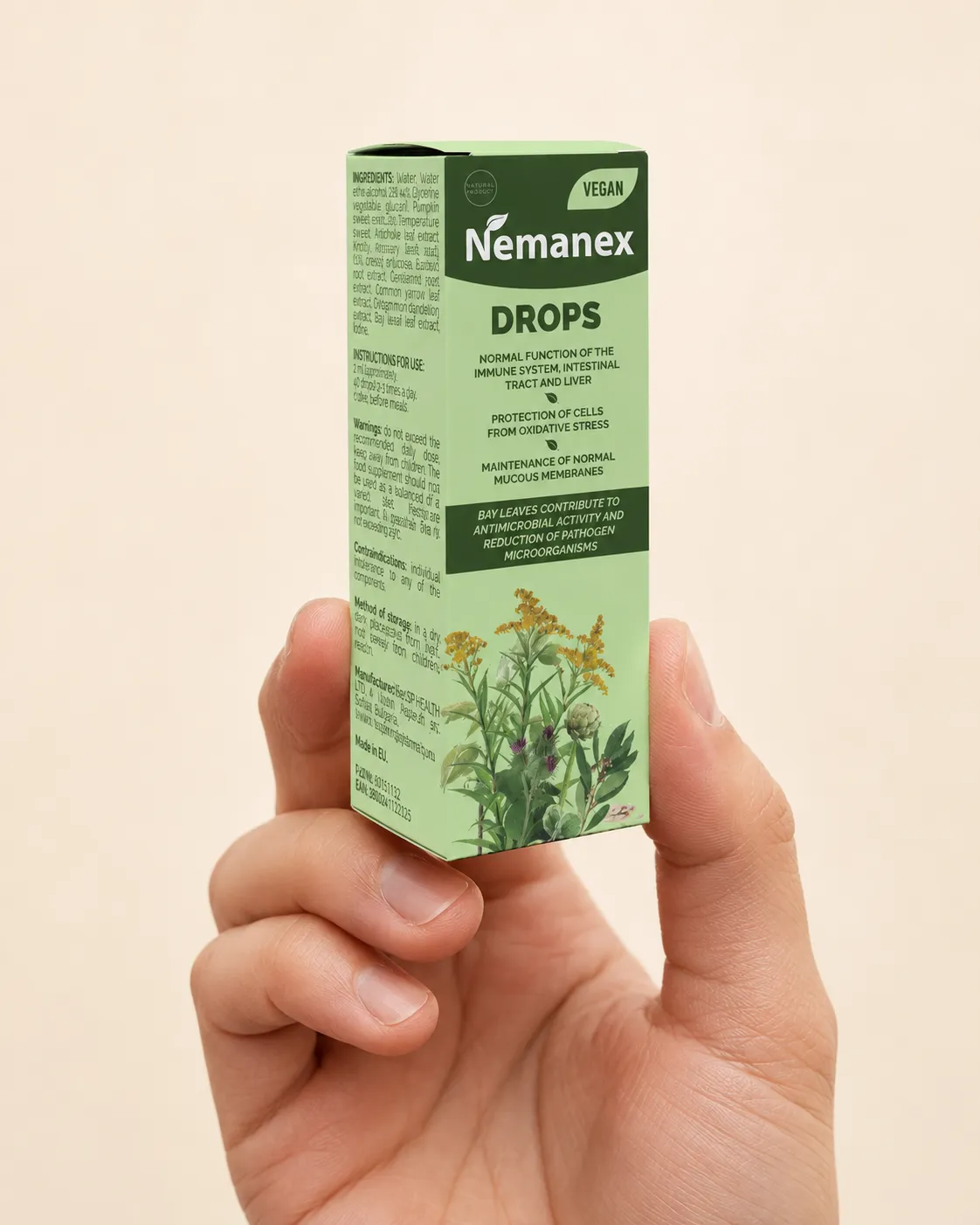 Nemanex — le produit en main