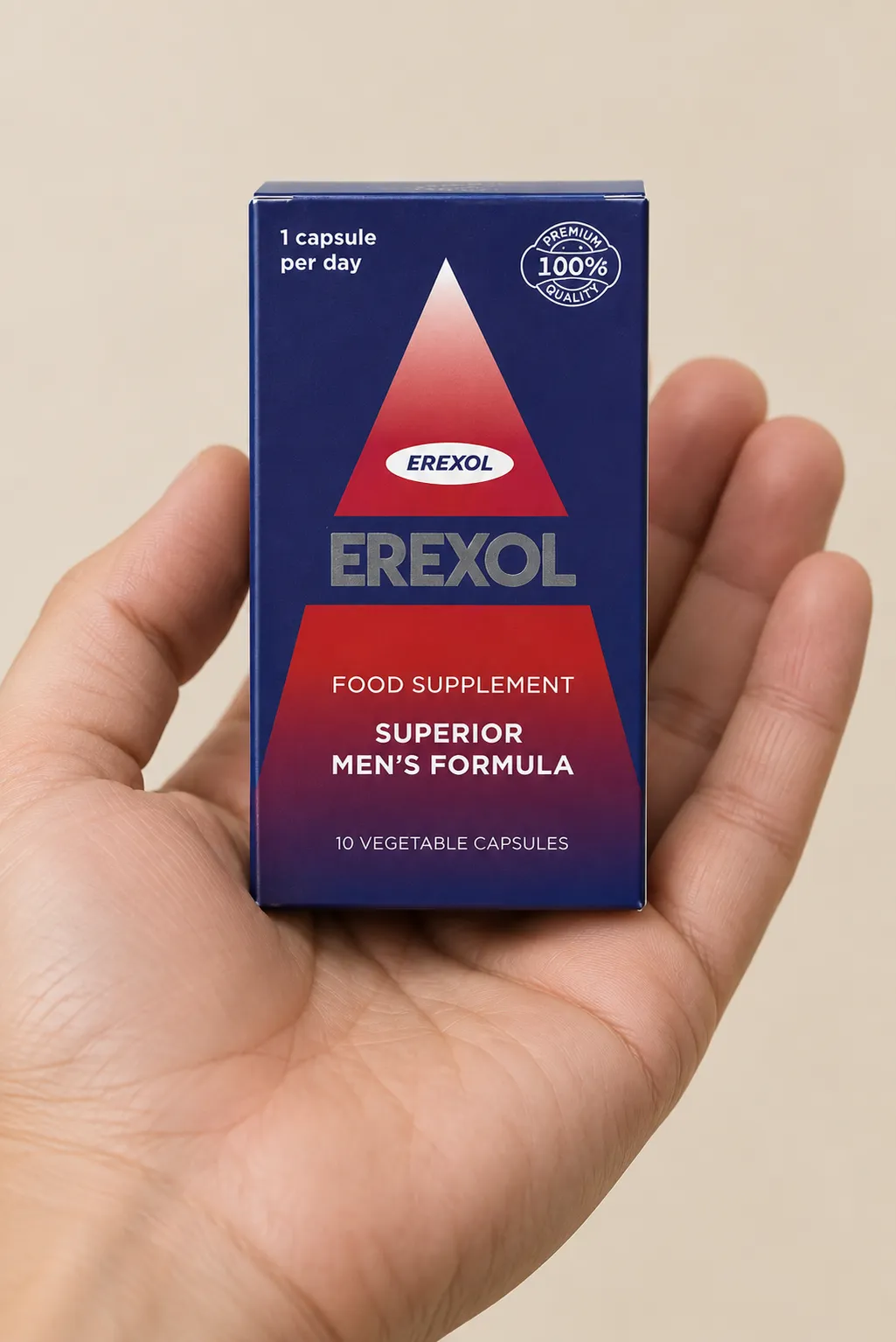 Erexol — le produit en main